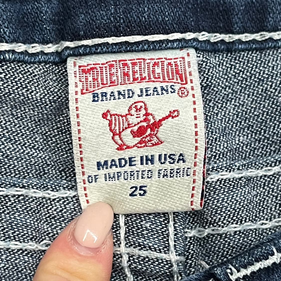 [정품/25]트루릴리전 조이 부츠컷 데님팬츠 b15 상품이미지6