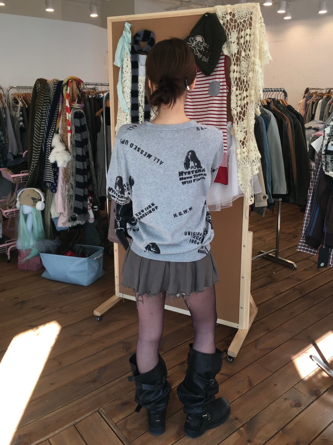 히스테릭글래머 패턴 가디건 상품이미지4