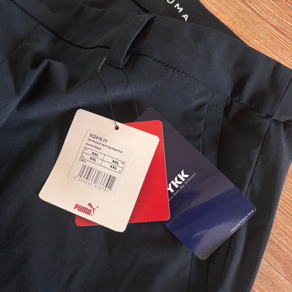 새제품 푸마 골프 블랙 팬츠 36 아웃도어 기능성 스트레치 상품이미지4
