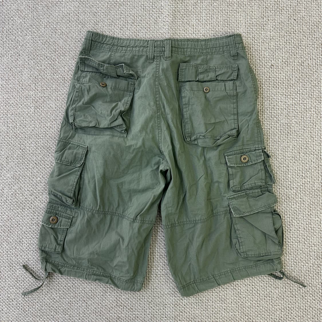 실측확인 빈티지 카고 반바지 팬츠 0413D 상품이미지4
