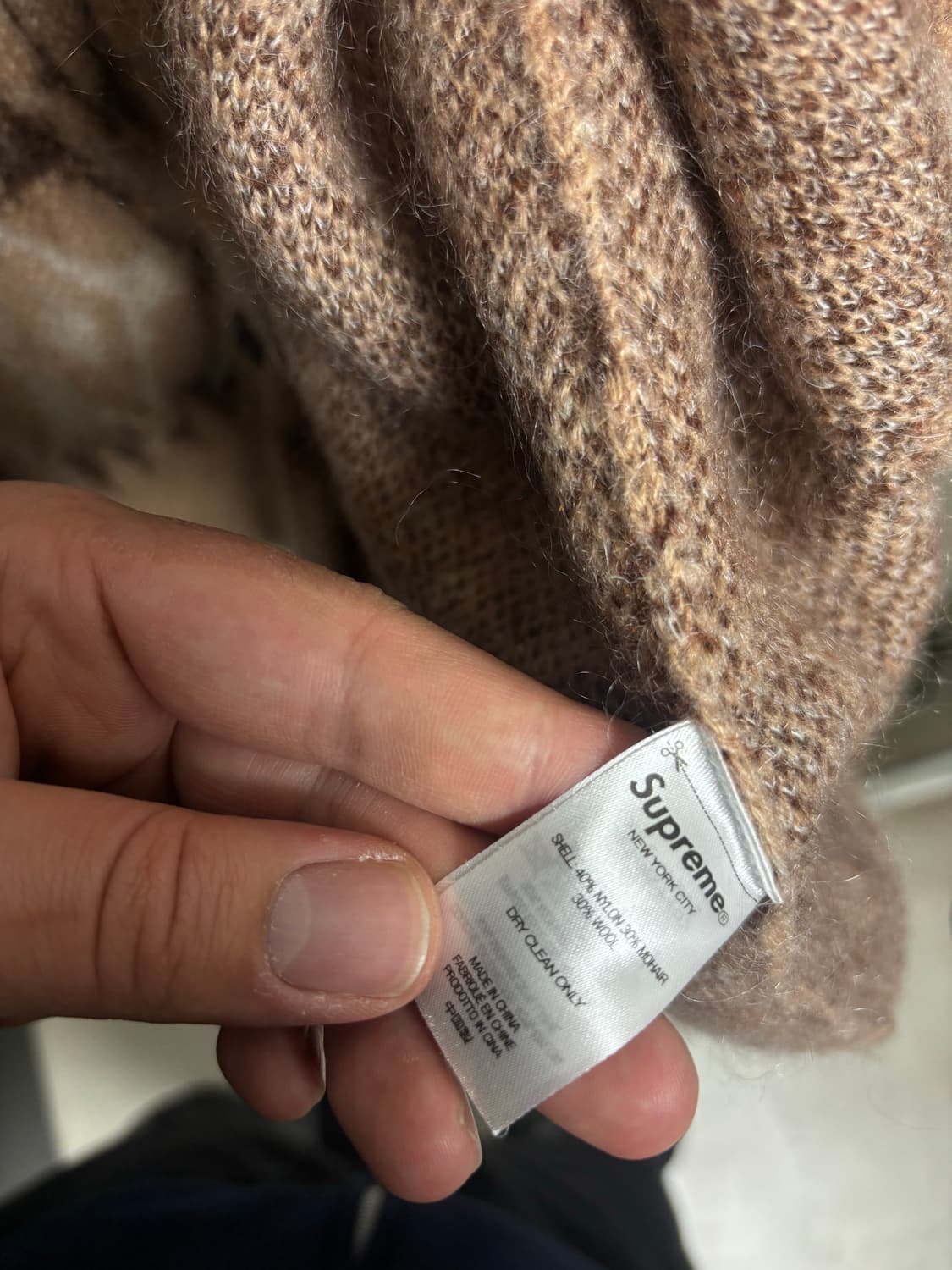 [XL] 슈프림 모헤어 가디건 상품이미지4