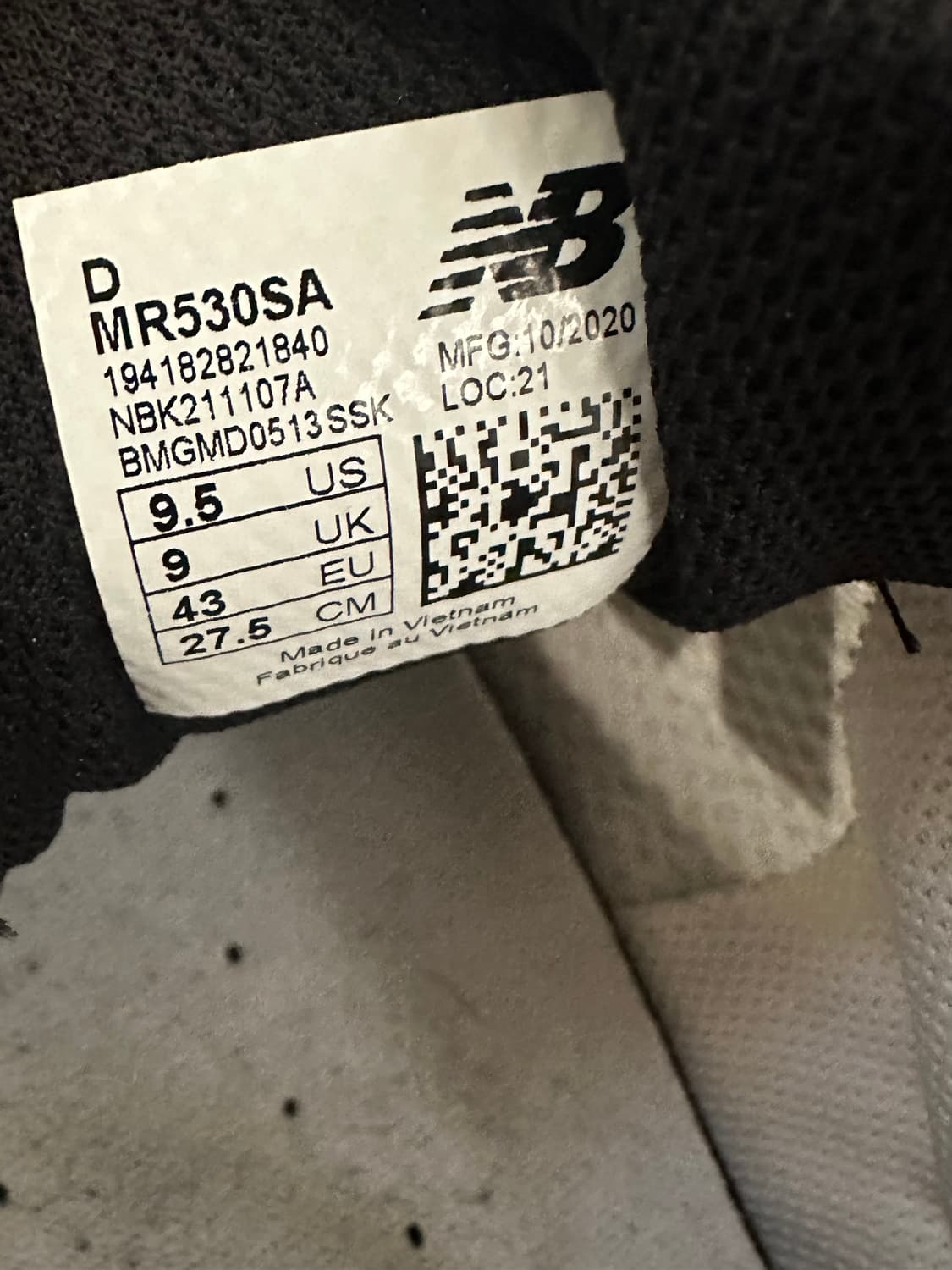 뉴발란스 530 흰색 275mm 상품이미지6