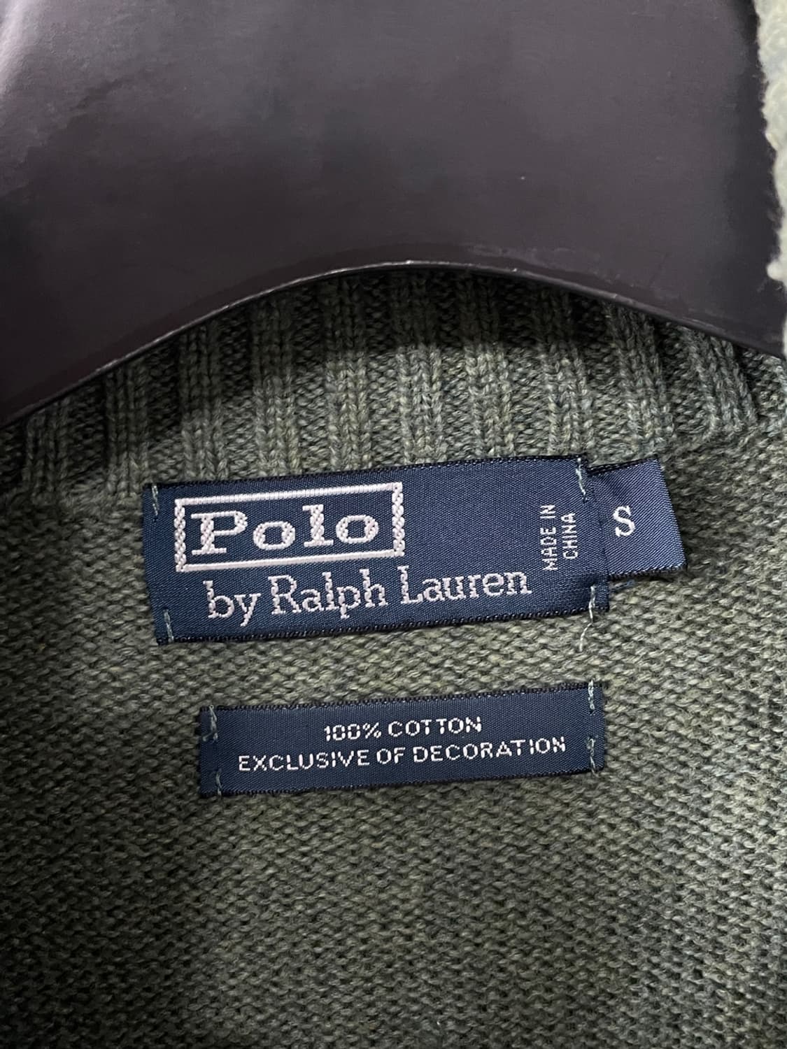 폴로 랄프로렌 하프집업 코튼 니트  상품이미지5