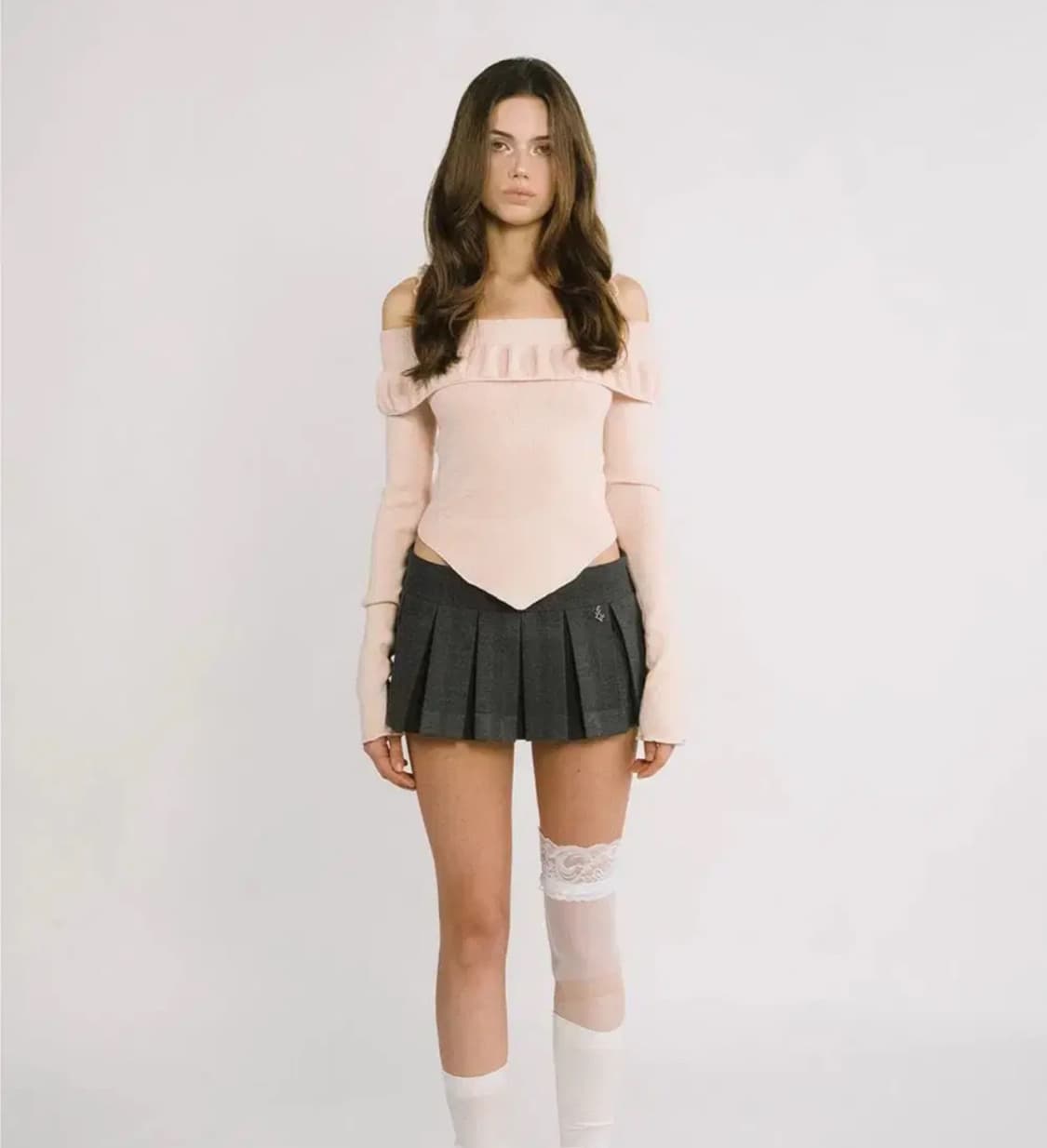 쓰리타임즈 Kelly top pink 상품이미지1