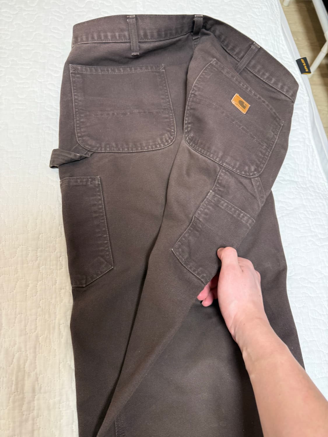 칼하트 빈티지 브라운 코튼팬츠 상품이미지3