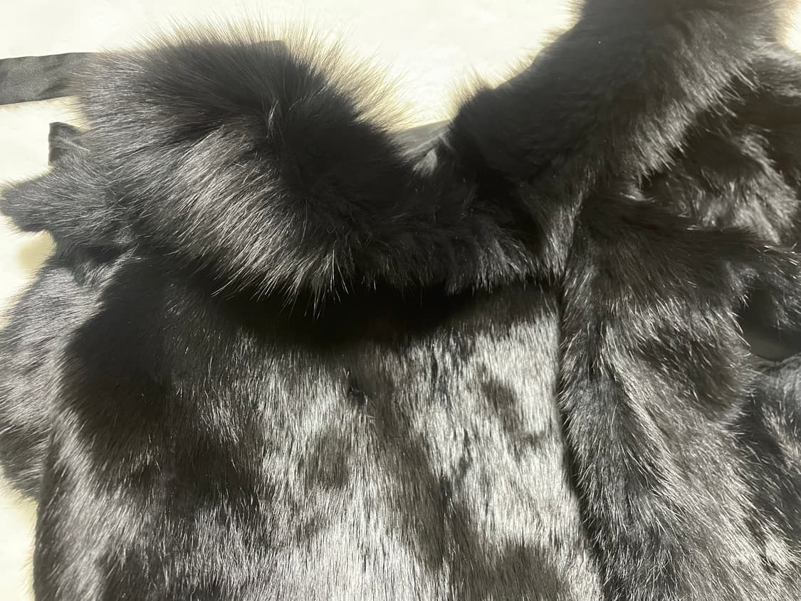 Vintage fake fur vest  상품이미지5