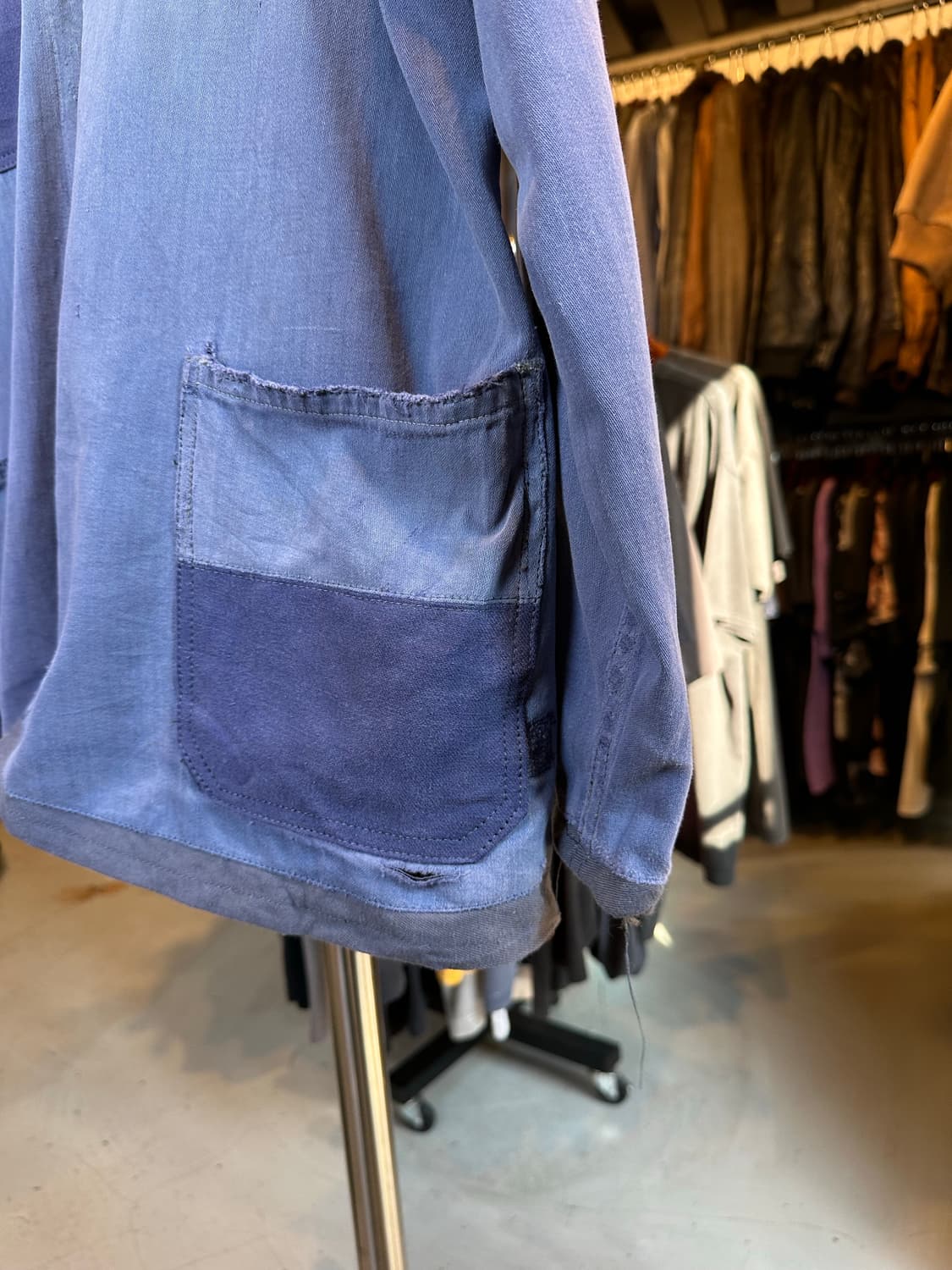 프렌치워크웨어 페이드 패치워크 프렌치 워크자켓 상품이미지7