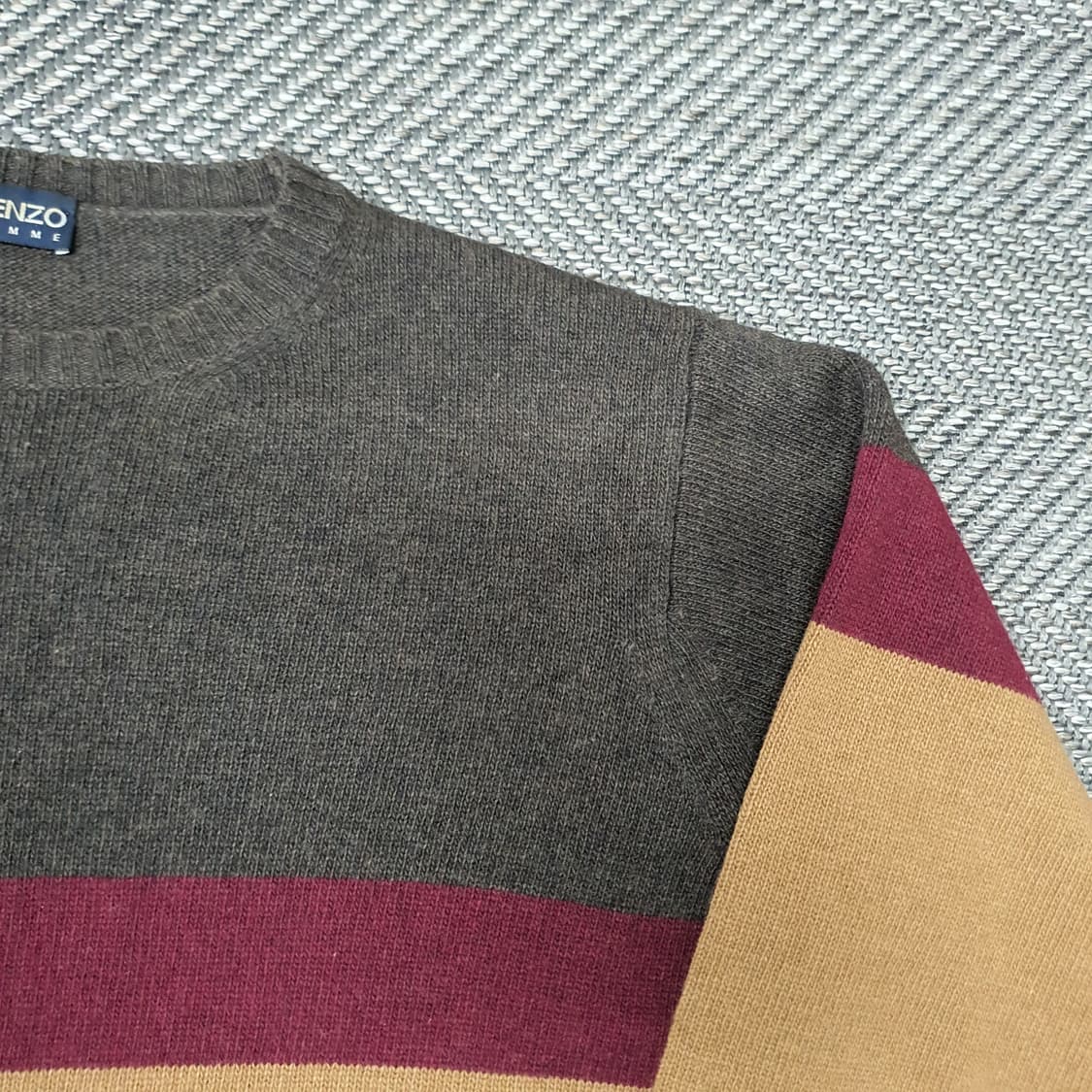 겐조 램스울100 긴소매 니트 남자105 상품이미지3