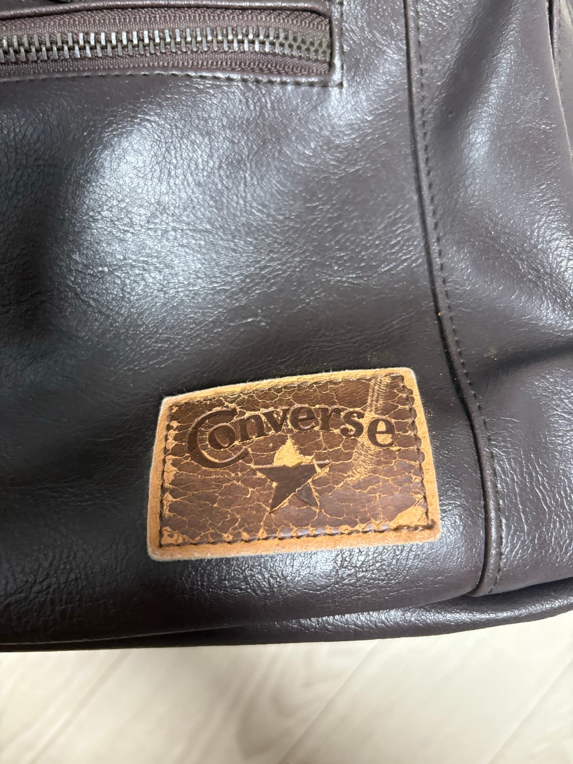 희귀매물) 컨버스 래더백 토트백 브라운 상품이미지3