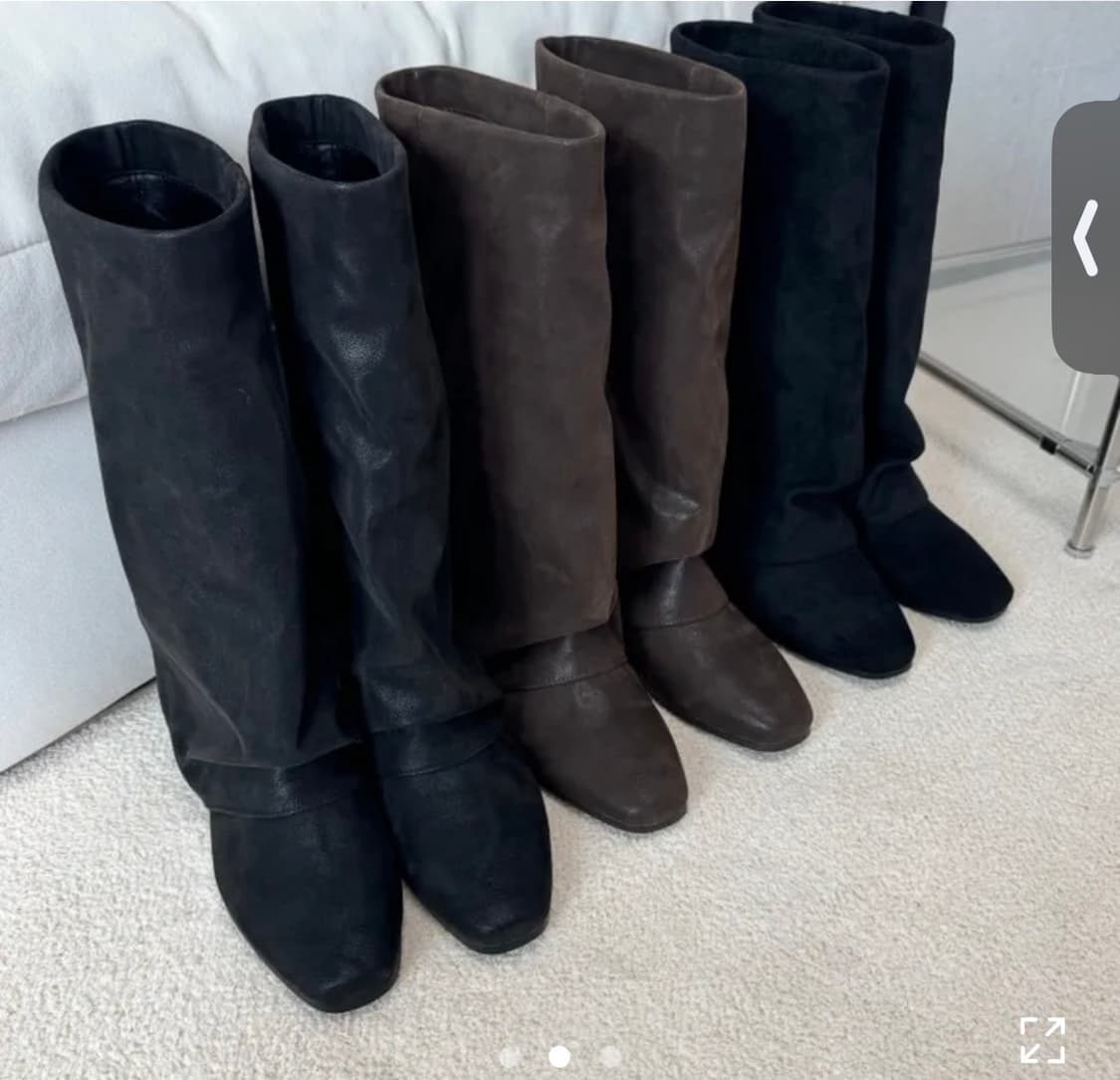 하비추천 폴딩 워머 롱부츠 240 1블랙 상품이미지1