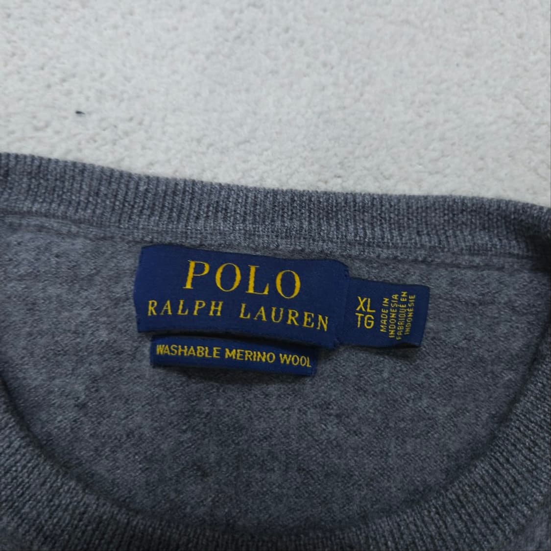 폴로 랄프 로렌 신형 메리노울 니트 XL 상품이미지5