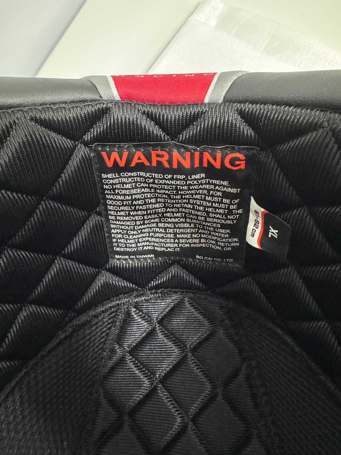 SOL 클래식 헬멧 AO1 화이트 XL 새상품 상품이미지6