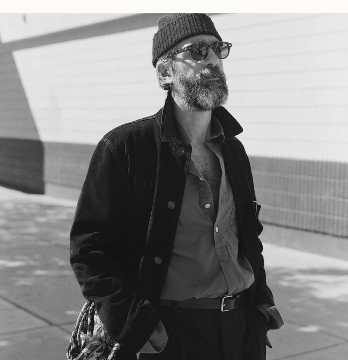 드레익스 아론 르바인 스웨이드 초어자켓 팔아요 상품이미지4