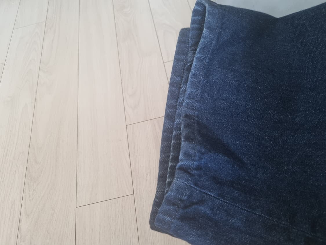 해칭룸 와이드 커브 진 인디고 2사이즈 상품이미지2