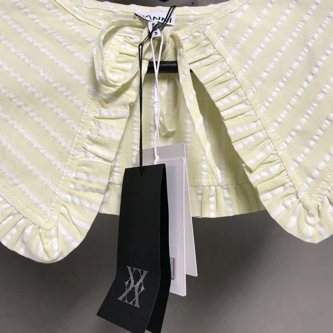 가니 칼라 탑 옐로 새상품 F(W) 상품이미지3