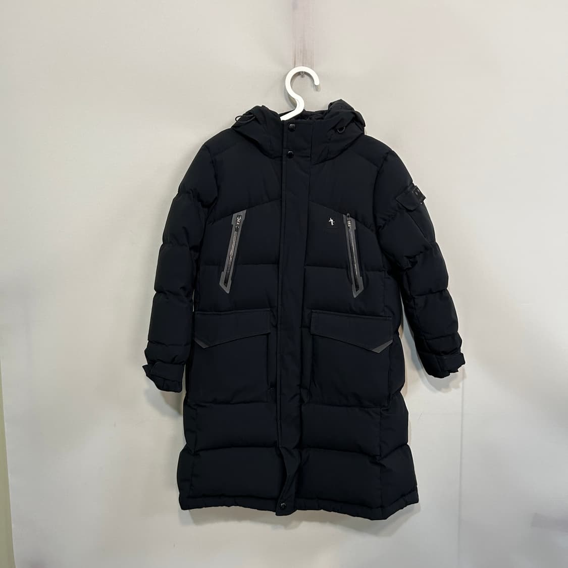 블랙야크 키즈 거위털 롱패딩 145 블랙 상품이미지1