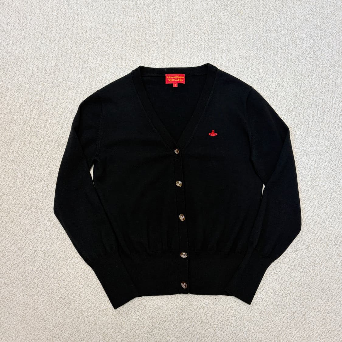 비비안웨스트우드 울 ORB버튼 브이넥 가디건 상품이미지6