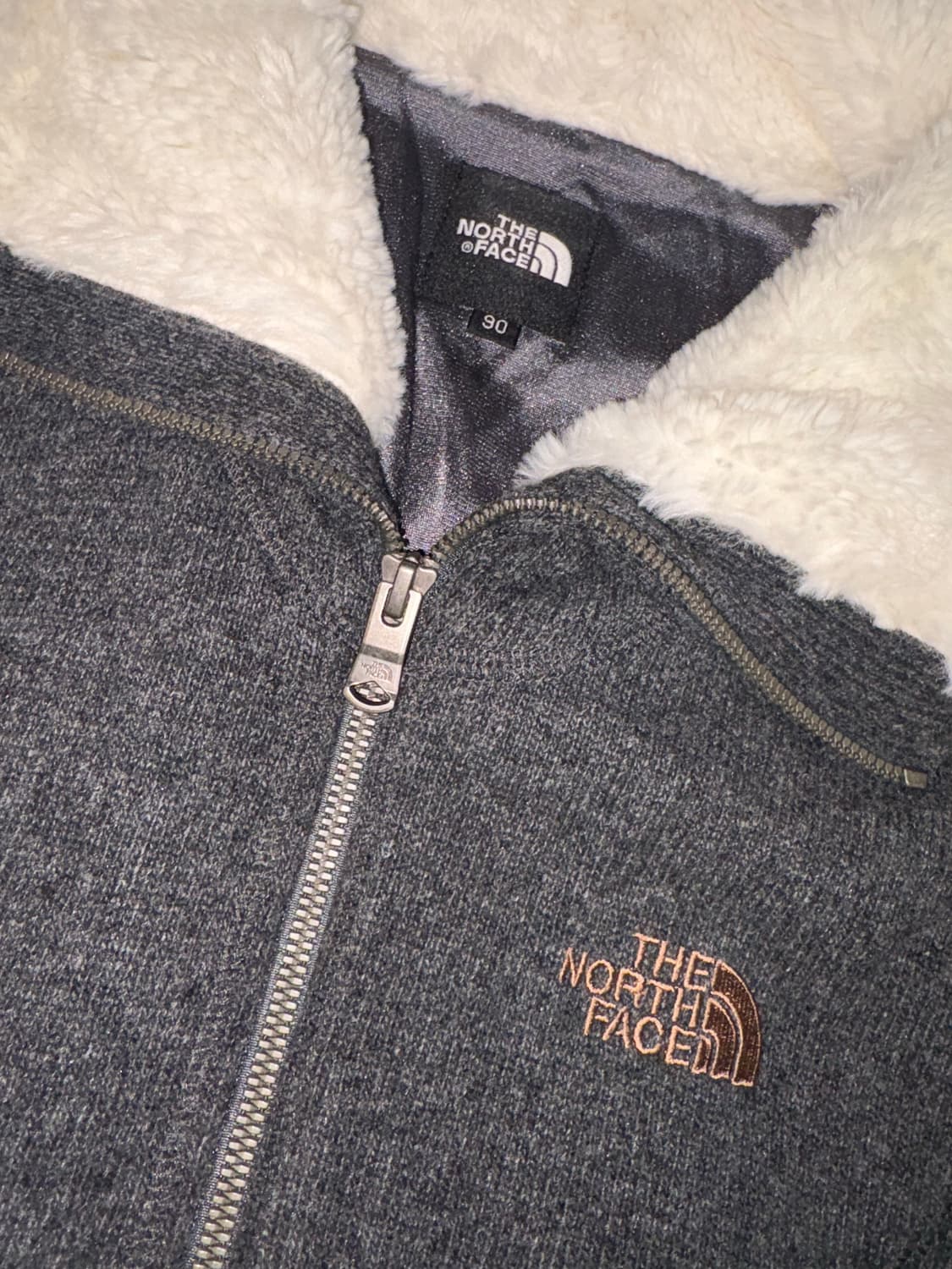 노스페이스 방풍 니트 집업 (90) 상품이미지2