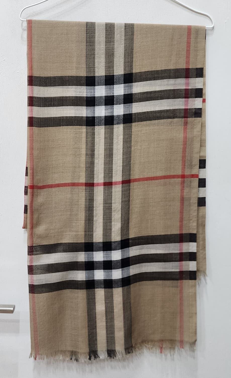 버버리 빅 카멜 체크 스카프 상품이미지2