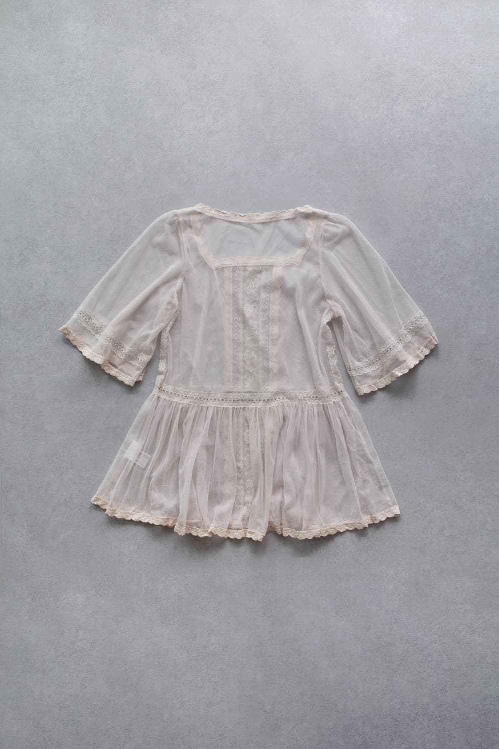 lace flared blouse 상품이미지2