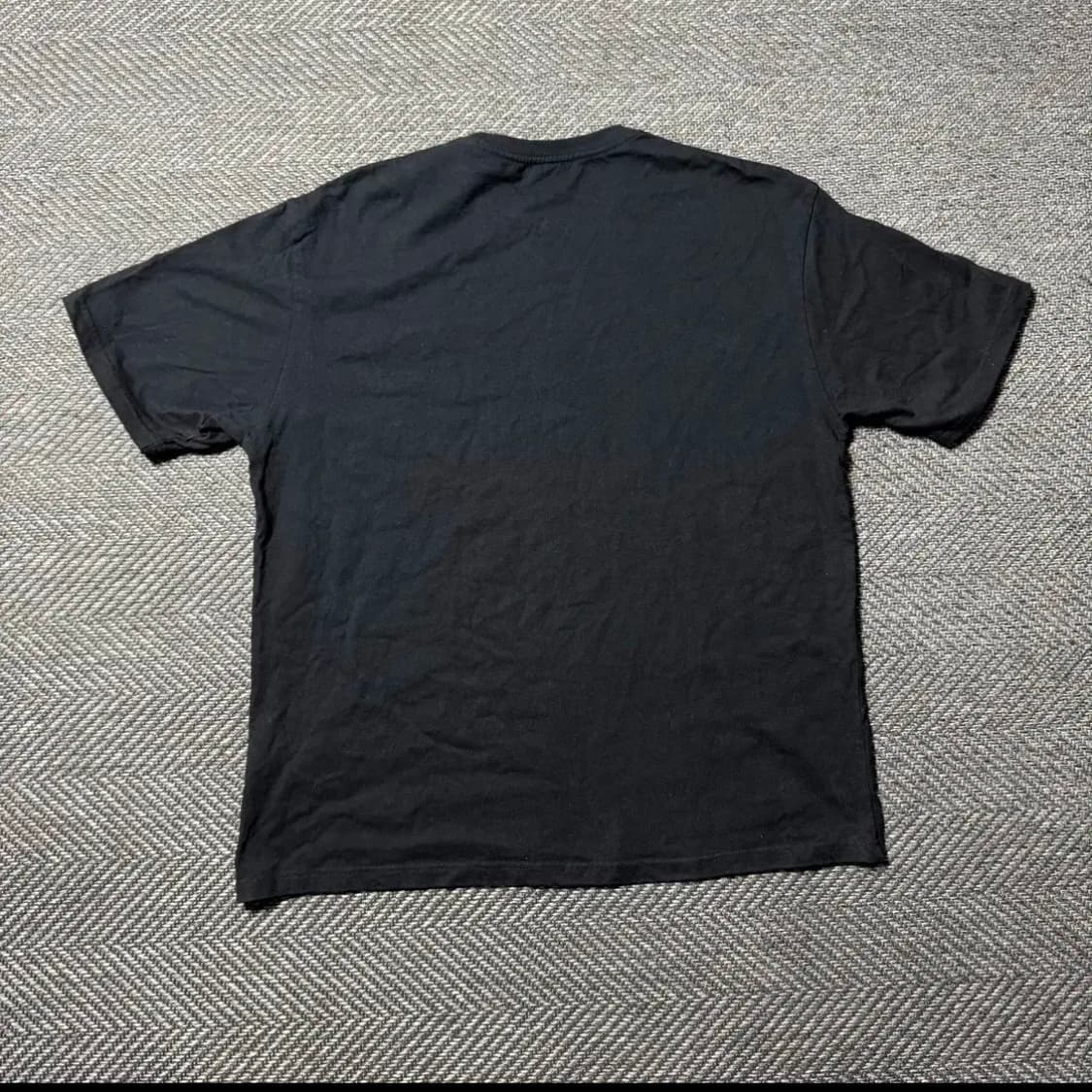 예일 스몰 로고 블랙 티셔츠 XL 상품이미지3