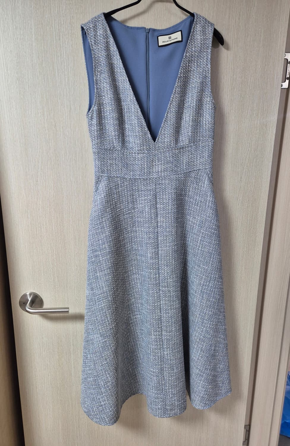 (23년) 모조에스핀 뷔스티에원피스 팬시소재 롱원피스 55 상품이미지1