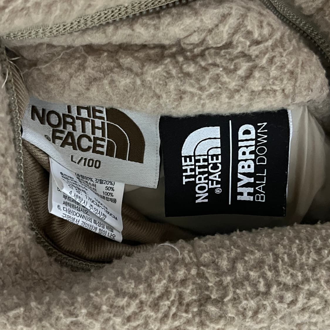 노스페이스 리버시블 양면 패딩 L 상품이미지6