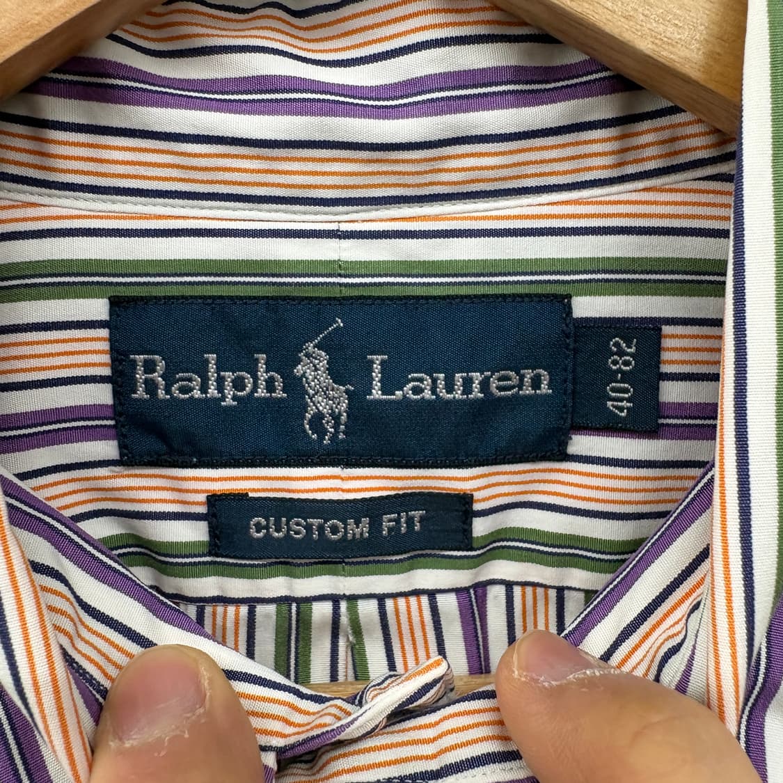 폴로 랄프로렌 스트라이프 셔츠 남L 상품이미지3