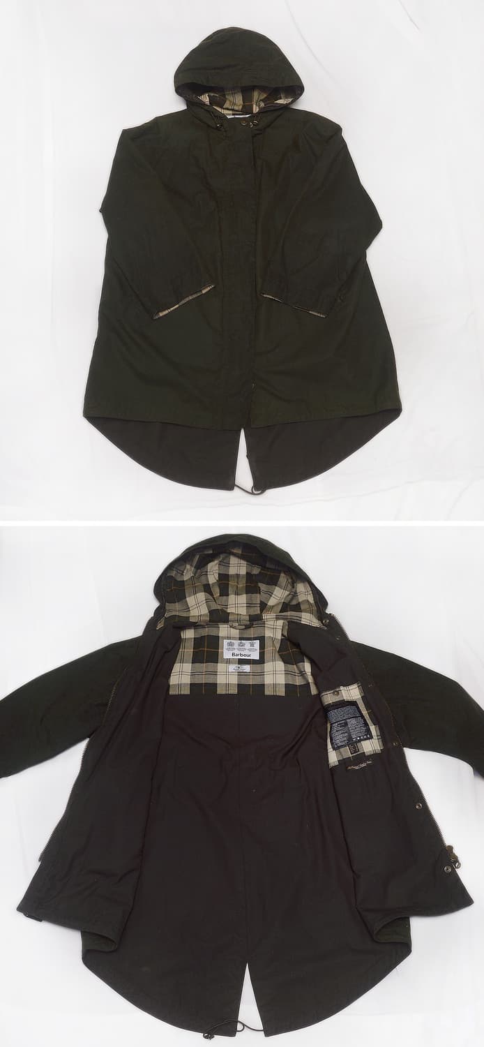 바버 토렌트 피쉬테일 후드 야상 왁스 자켓 (UK12 / EU38) 상품이미지3