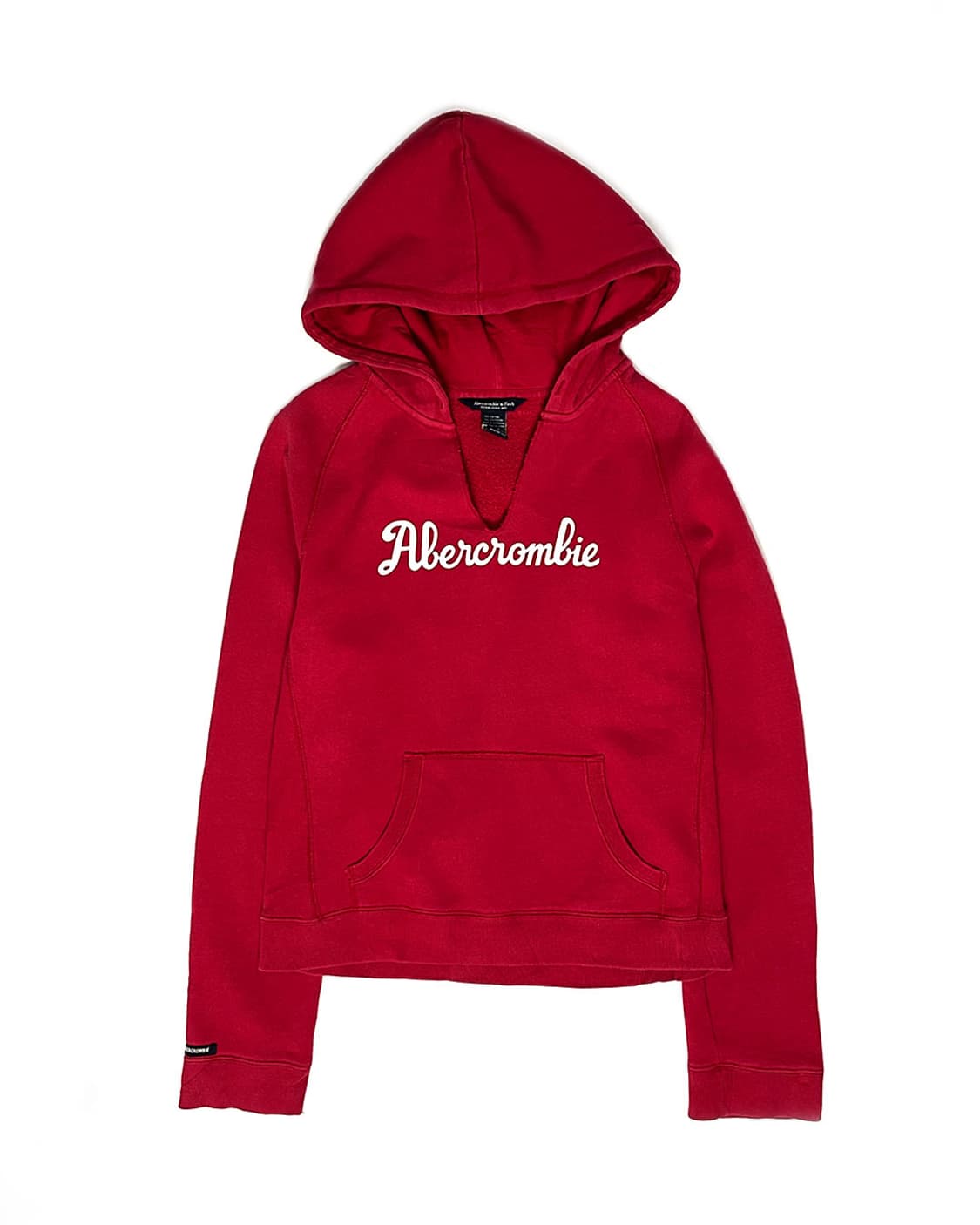 Abercrombie 레드 브이넥 후드 상품이미지3