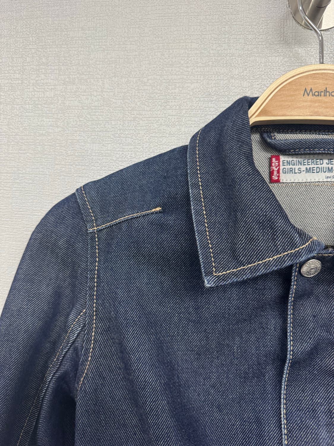 리바이스 엔지니어드 진스 크롭 데님자켓 상품이미지2