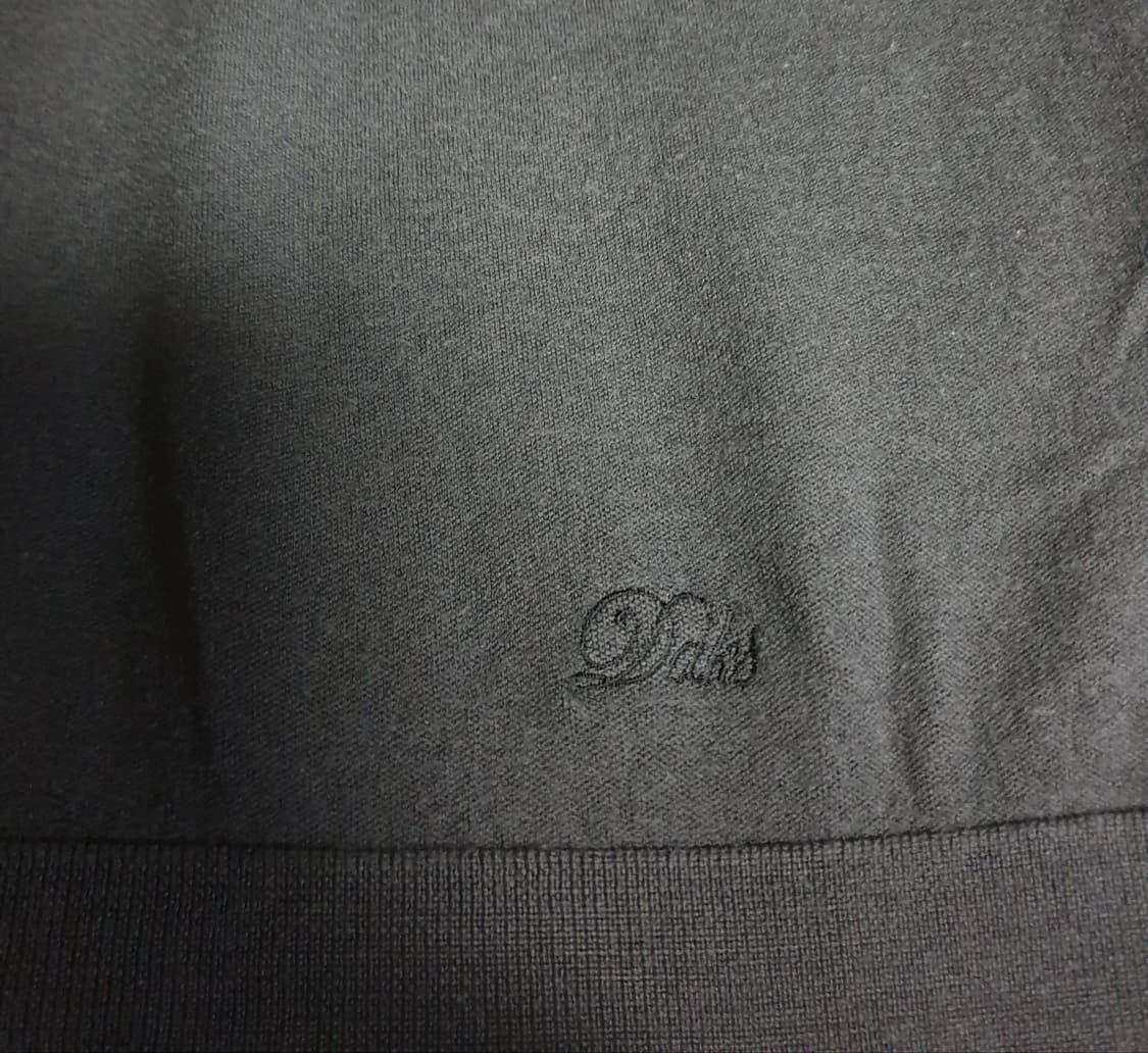 닥스 메리노울100% 니트 긴팔 카라티 다크그레이 (105) 상품이미지4