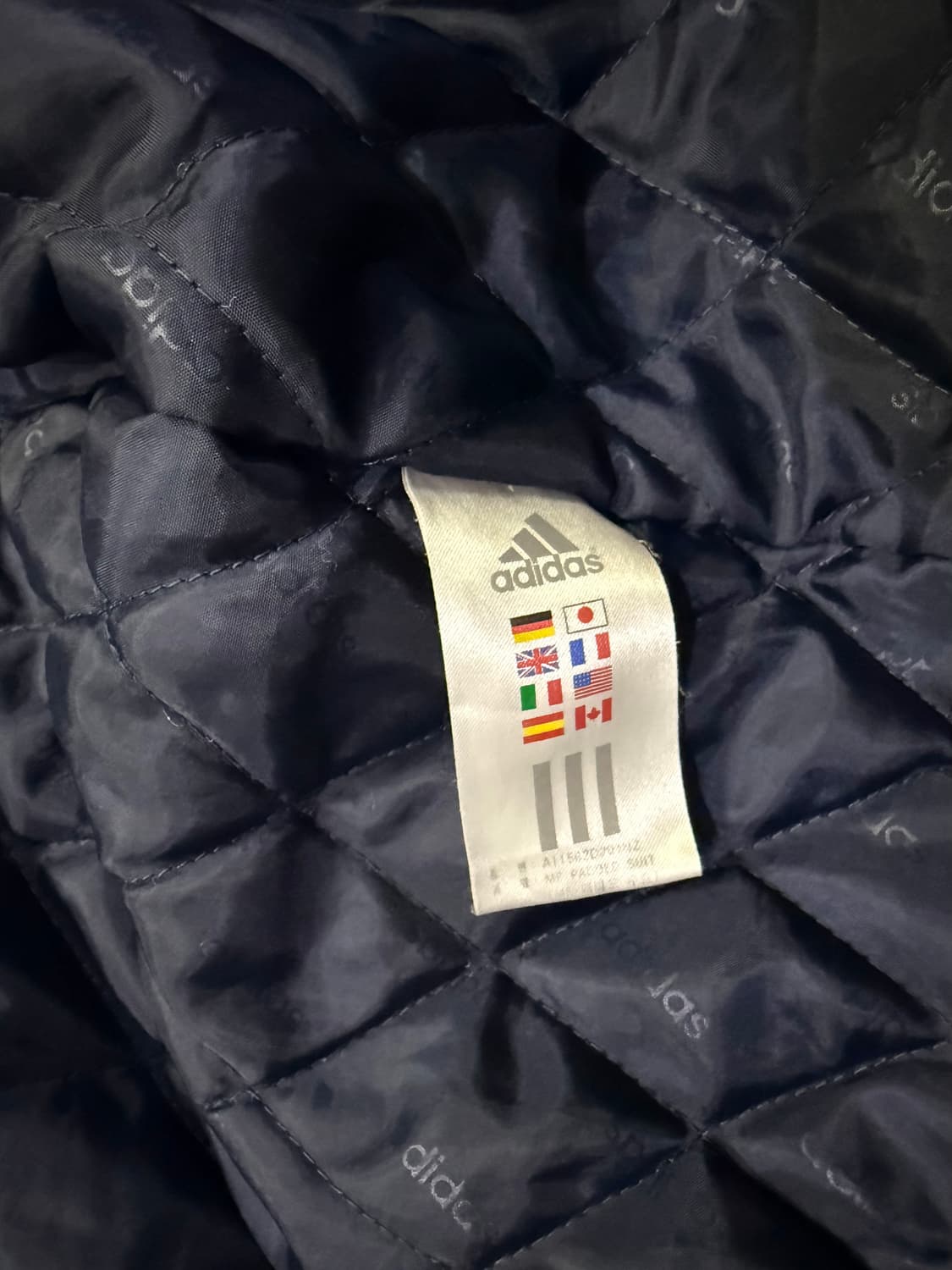 (105) 아디다스 패디드 누빔 후드 점퍼 바람막이 자켓 상품이미지4