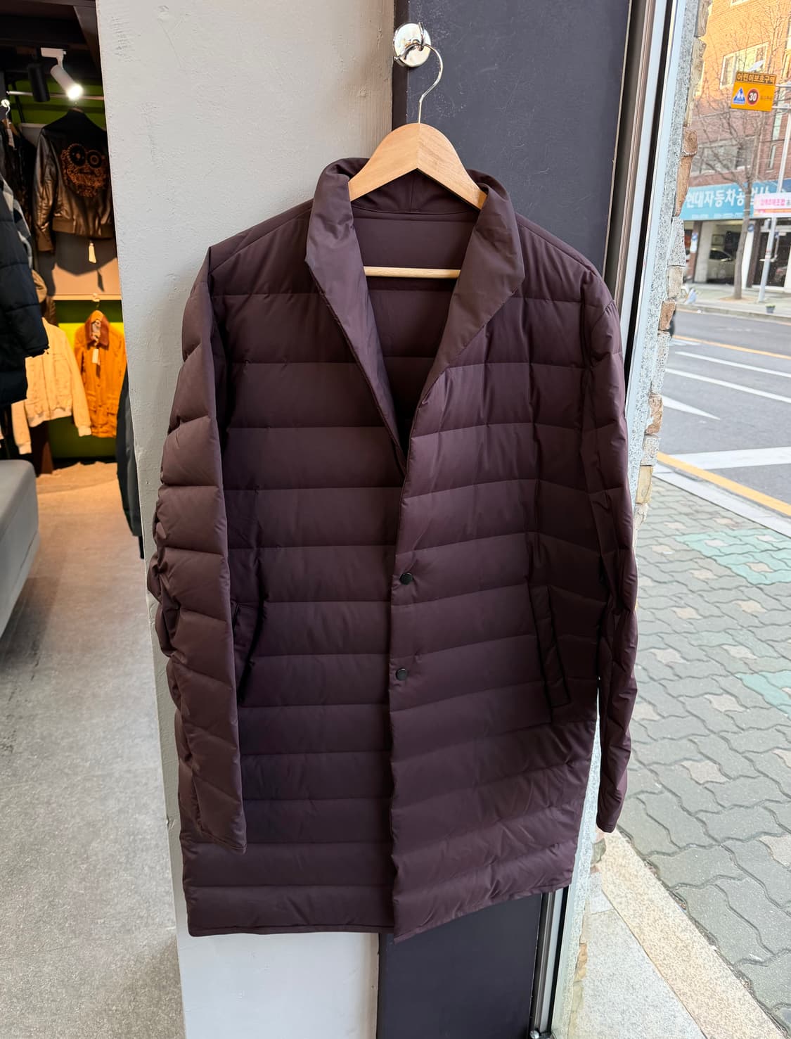 105/ 시스템옴므 구스다운 롱 패딩코트 자켓 상품이미지2