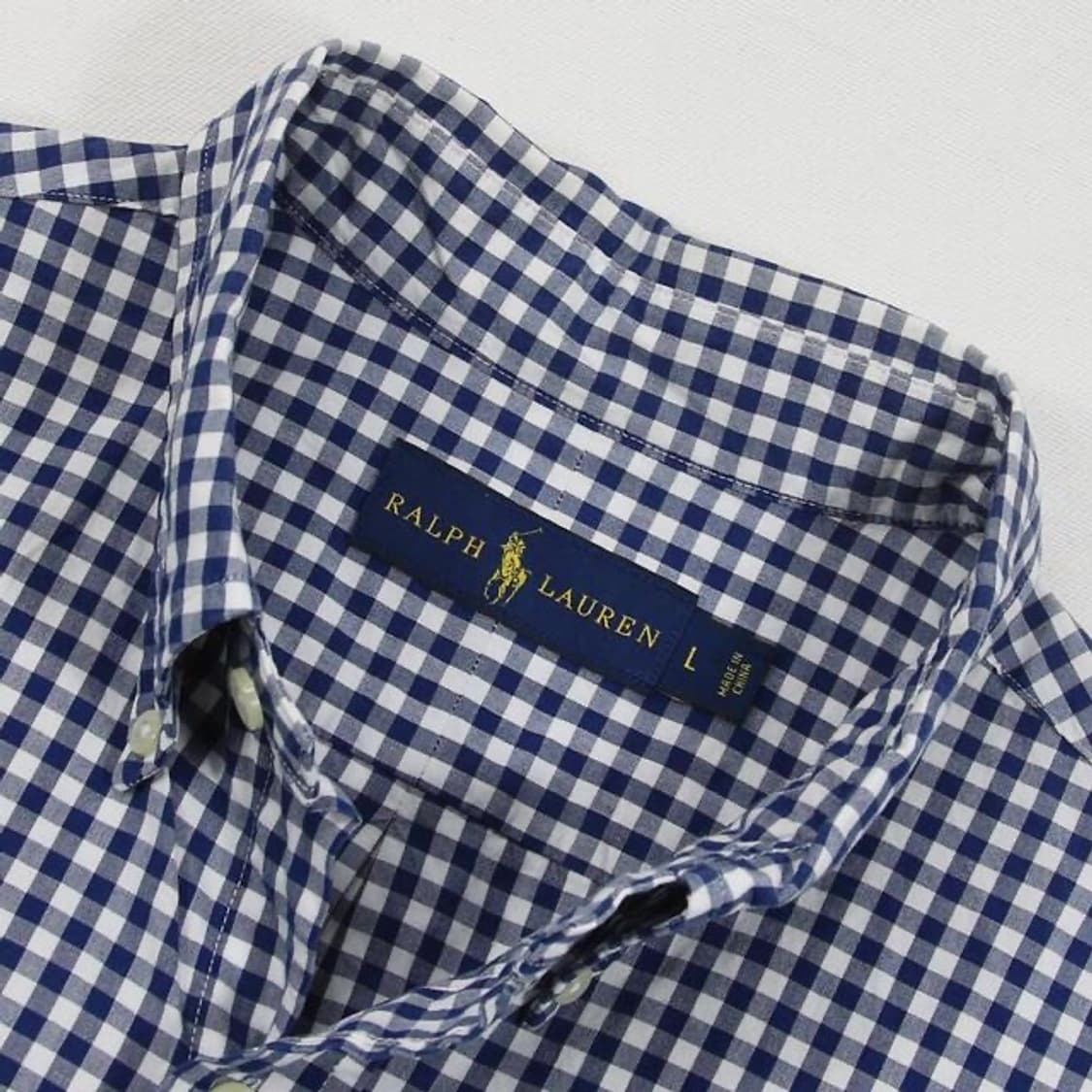 (착용컷) 폴로 랄프로렌 체크 셔츠 (남성용 100) 상품이미지6
