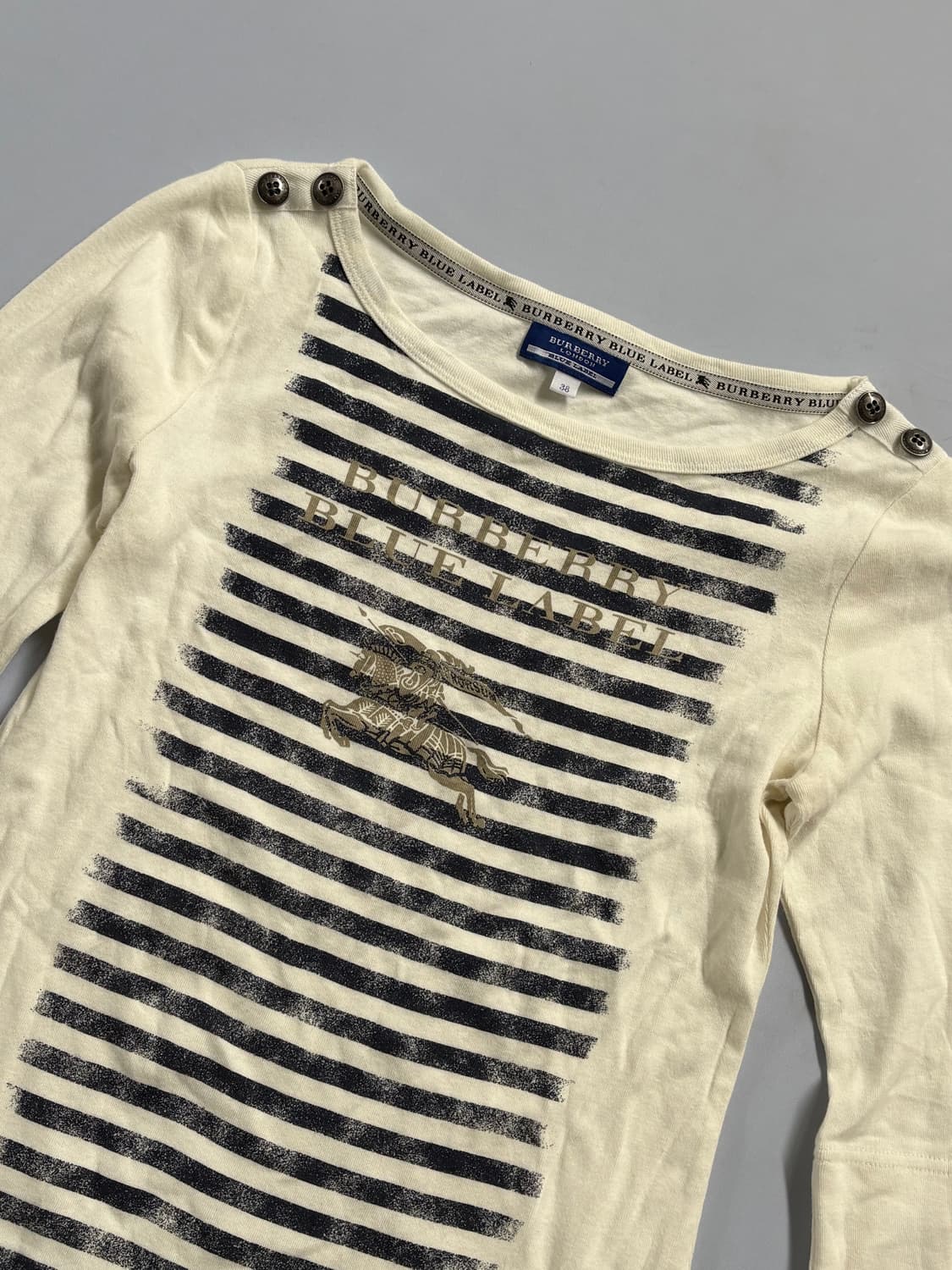 버버리 빈티지 7부 티셔츠 상품이미지1