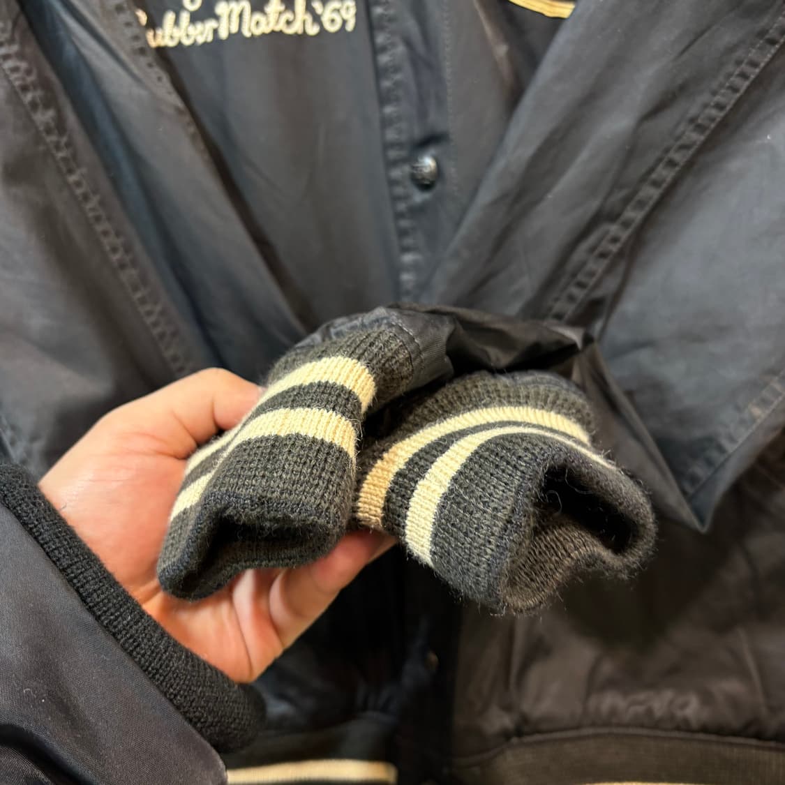 [S] POLO 폴로 랄프로렌 리버시블 복싱 블루종  상품이미지5