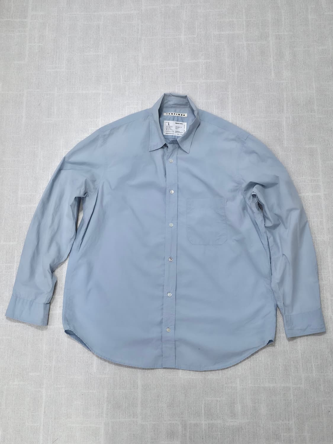 콘티누아 80수 코튼 셔츠 CONTINUA 상품이미지1