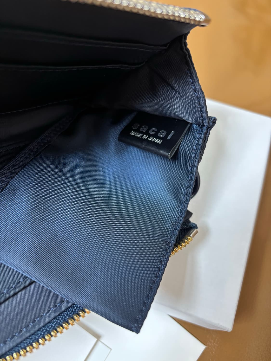 포터 사카이 나일론 월렛 지갑 네이비 Porter Sacai 상품이미지5