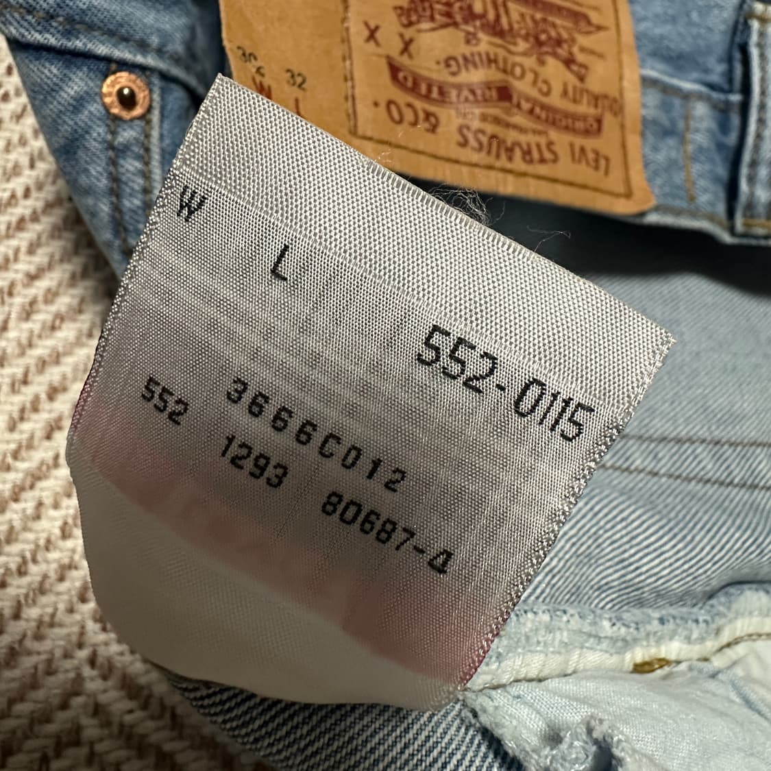 LEVI'S 501 90's usa made vintage denim 상품이미지6