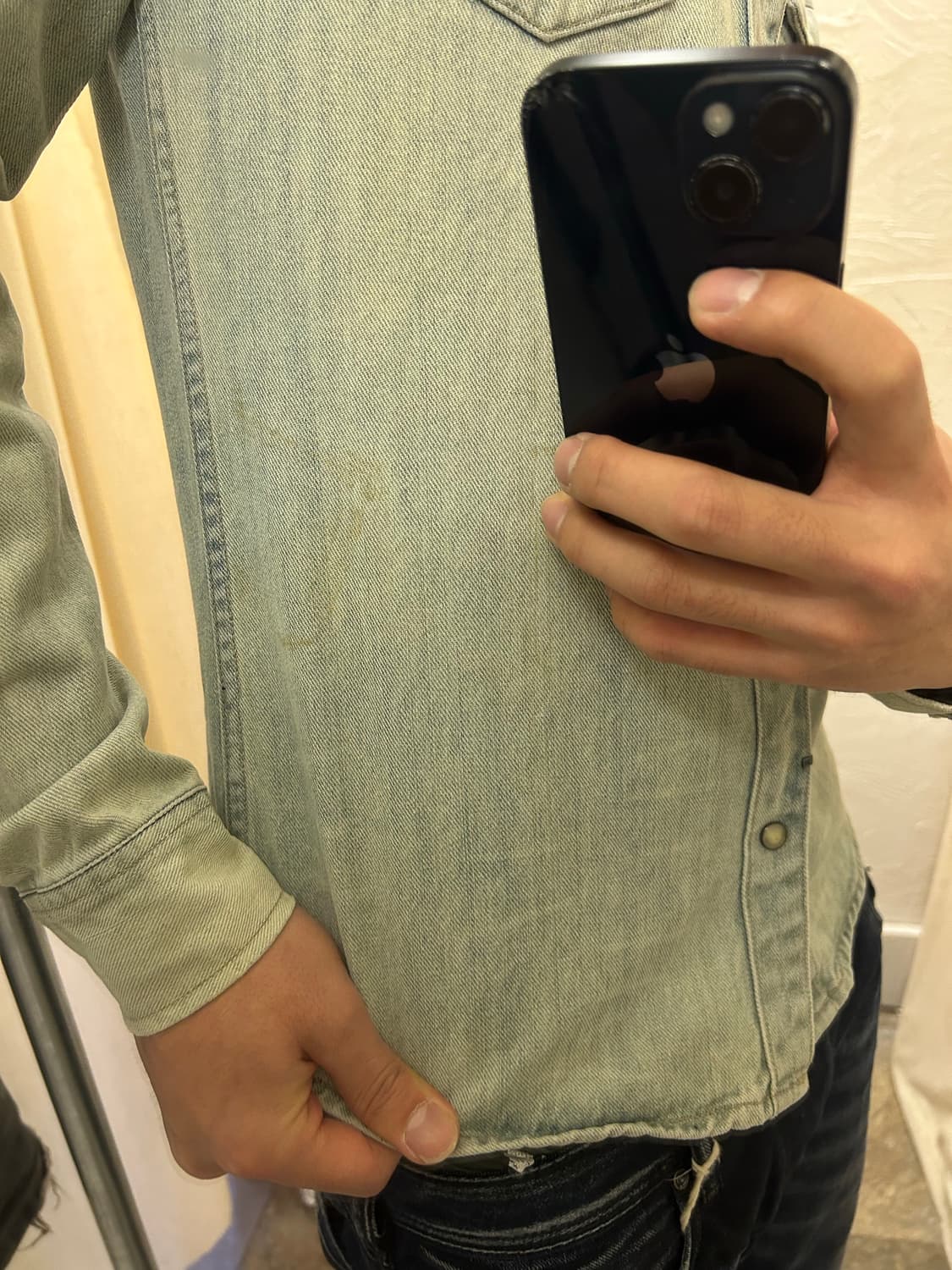 All Saints 데님셔츠 상품이미지3