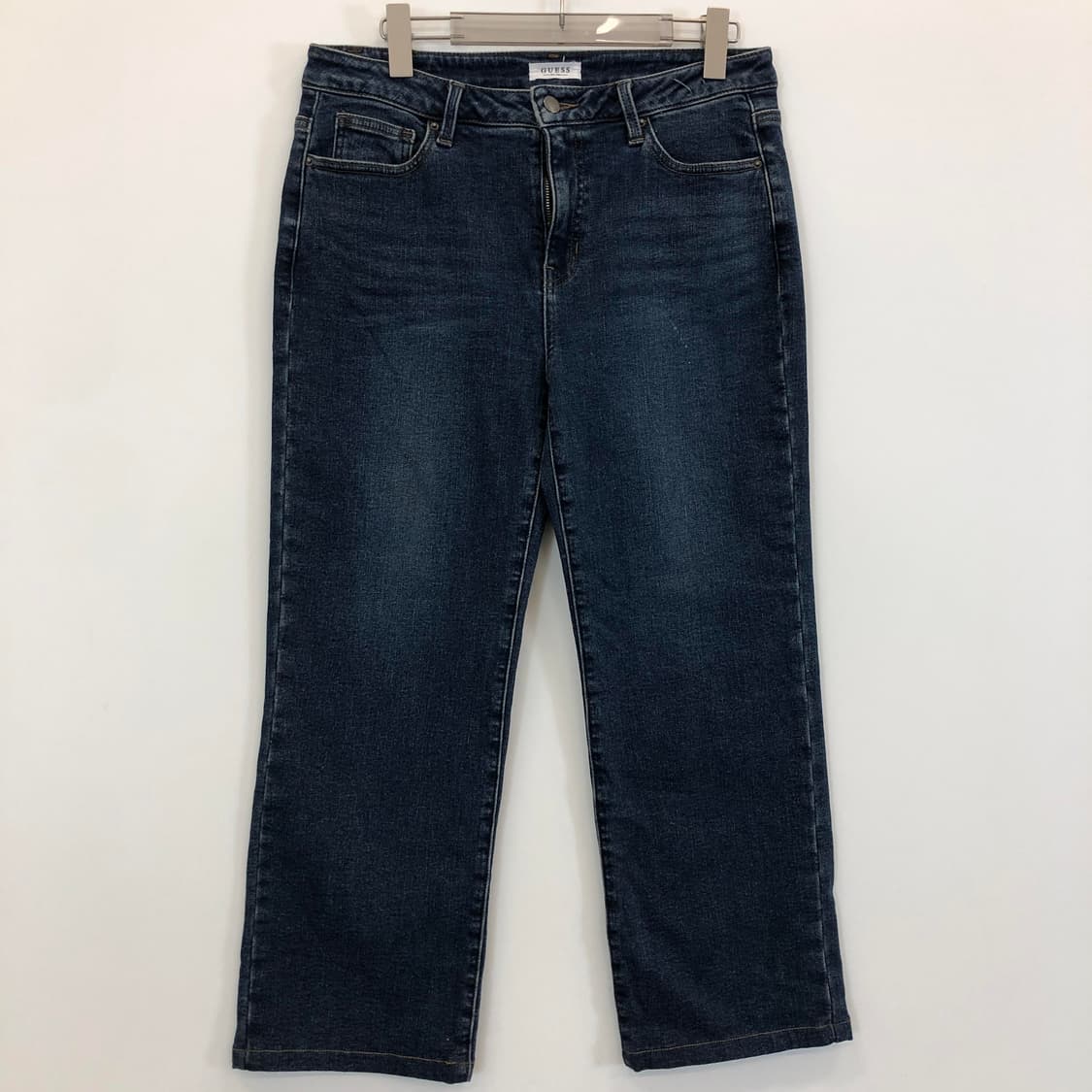 게스 화이트패치 와이드 데님진 여성 30 인치 상품이미지1