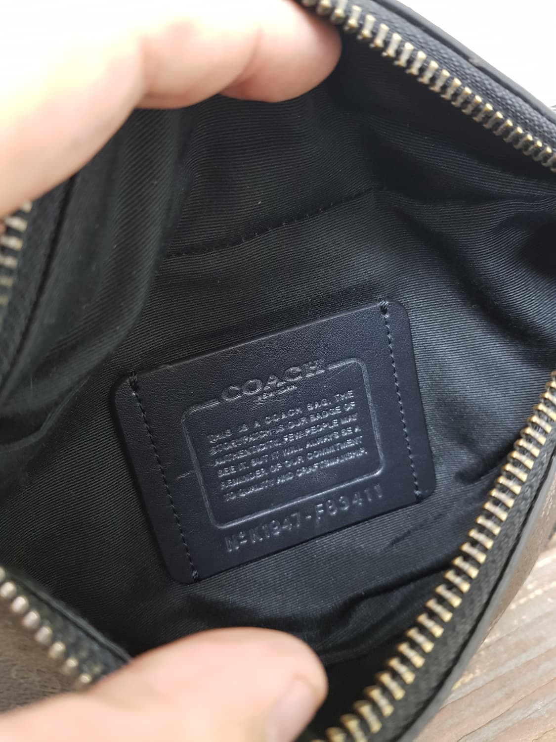 [정품] COACH 코치 호스 앤 캐리지 힙색 블랙 상품이미지8