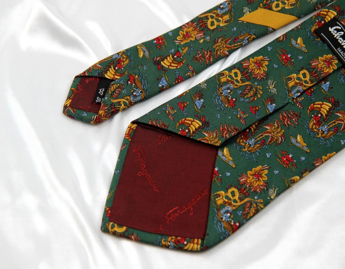 페라가모 9cm A+등급 남자 명품 넥타이 상품이미지4