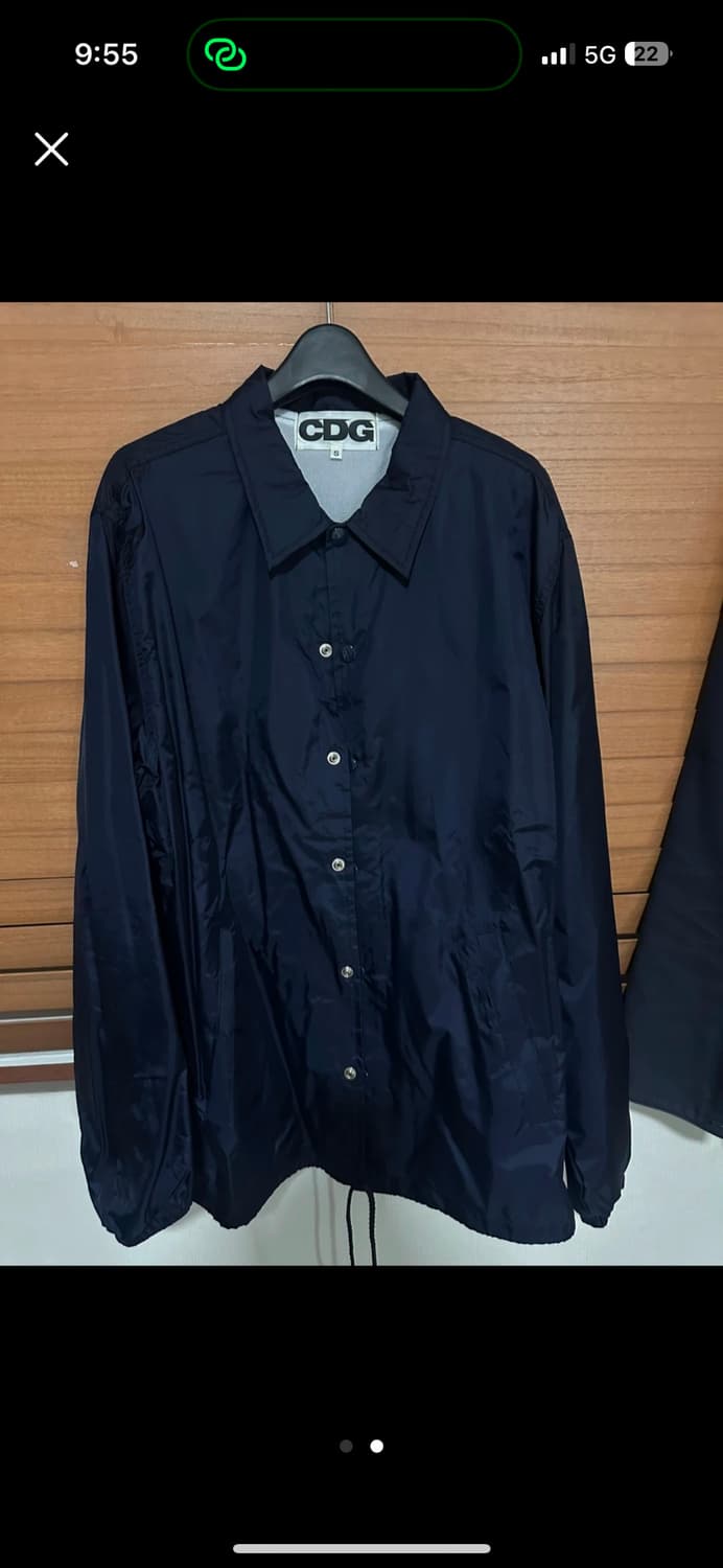 꼼데가르송 CDG 코치 자켓 네이비 S 상품이미지1