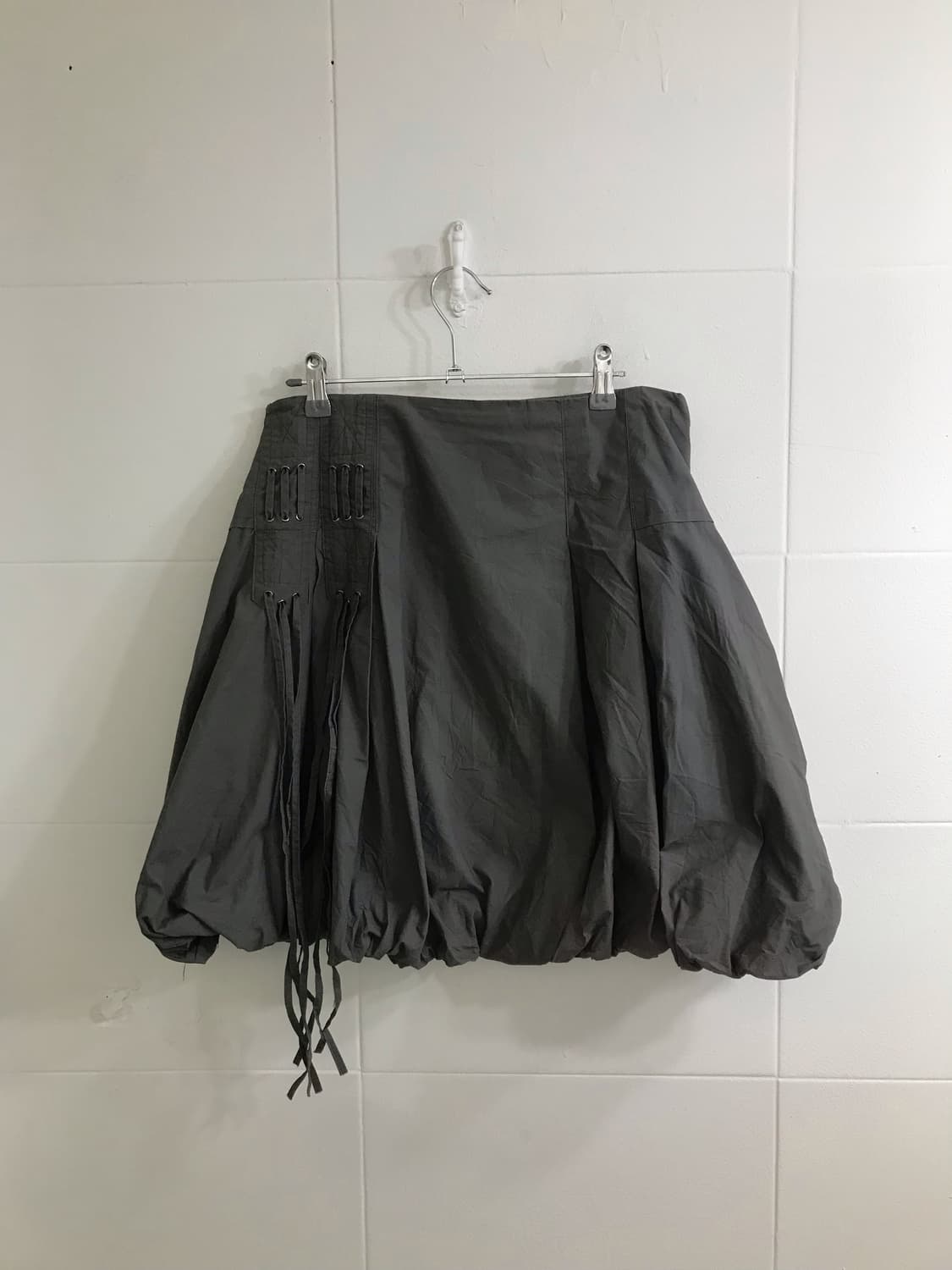 카키 그런지 모리걸 야상 벌룬스커트 코디세트 상품이미지8