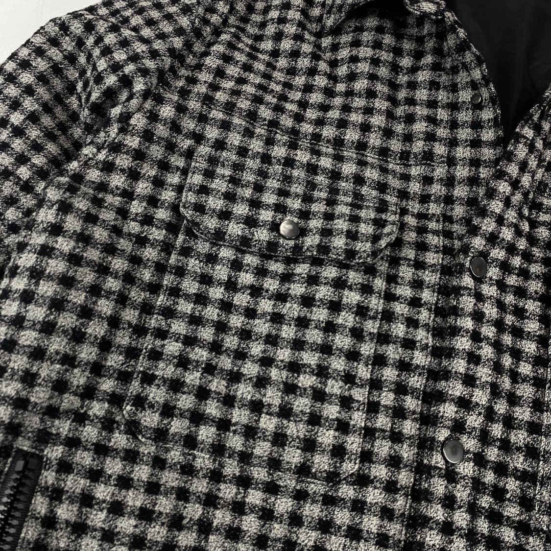 솔리드옴므 우영미 하운드 체크 누빔 자켓 (95) 상품이미지5