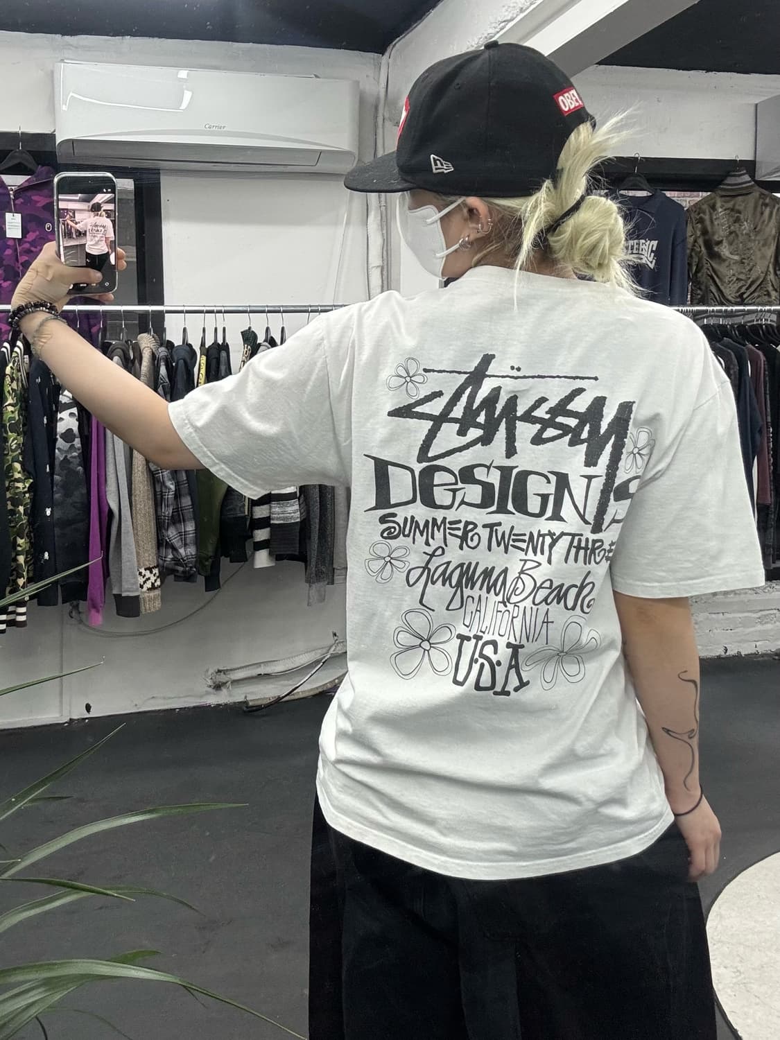 스투시 USA 썸머 티셔츠 상품이미지4