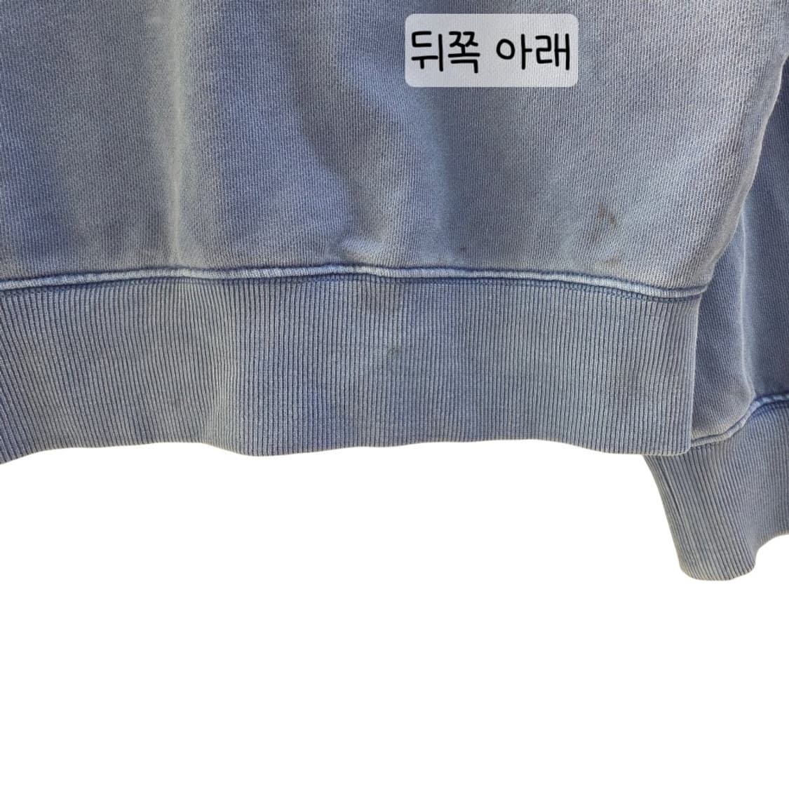 [프립]S/마리떼 프랑소와저버 피그먼트 워싱 맨투맨 블루 상품이미지8
