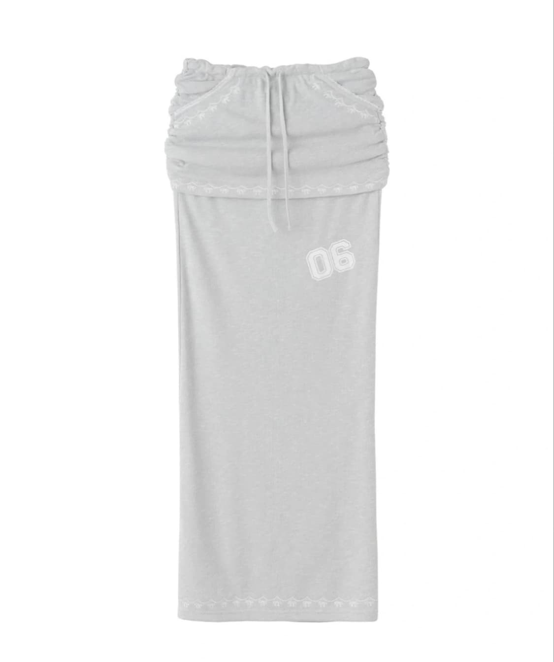 스컬프터 셔링 롱스커트 상품이미지1